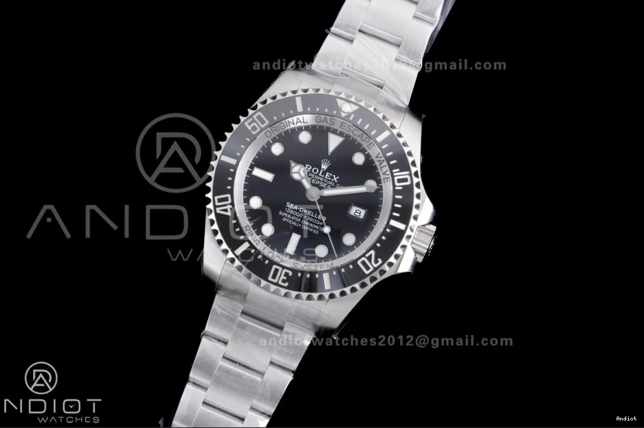 C+F VR3235 Edition Best Sea-Dweller 126660 1:1 904L Black and Ceramic SS Case Bracelet 0319